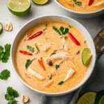 Crockpot Thai Coconut Chicken Soup