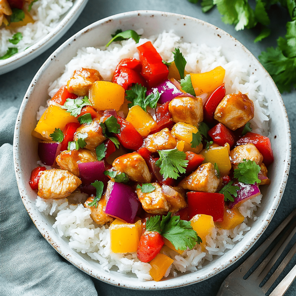 Hawaiian Chicken Sheet Pan