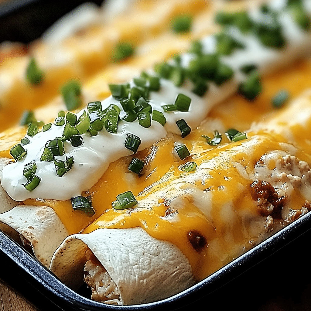 Jalapeño Popper Cheesy Chicken Enchiladas with Creamy Sauce