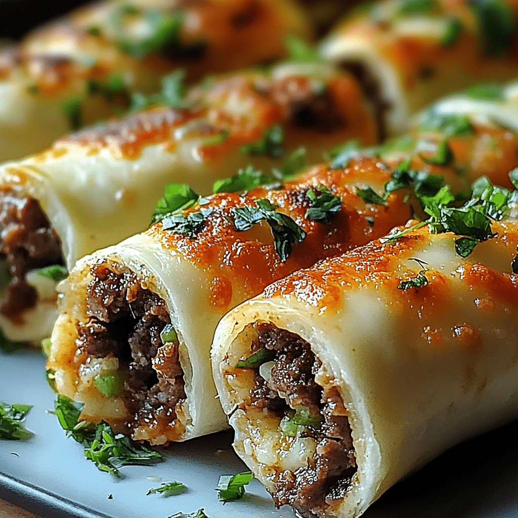 Keto Philly Cheesesteak Roll Ups