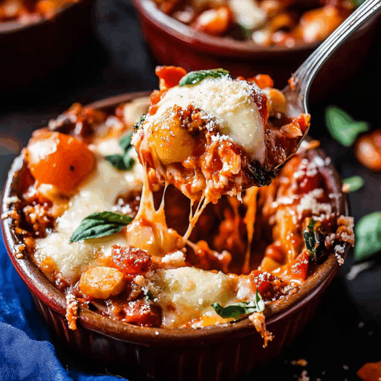 Low Carb Crustless Pizza Bowl