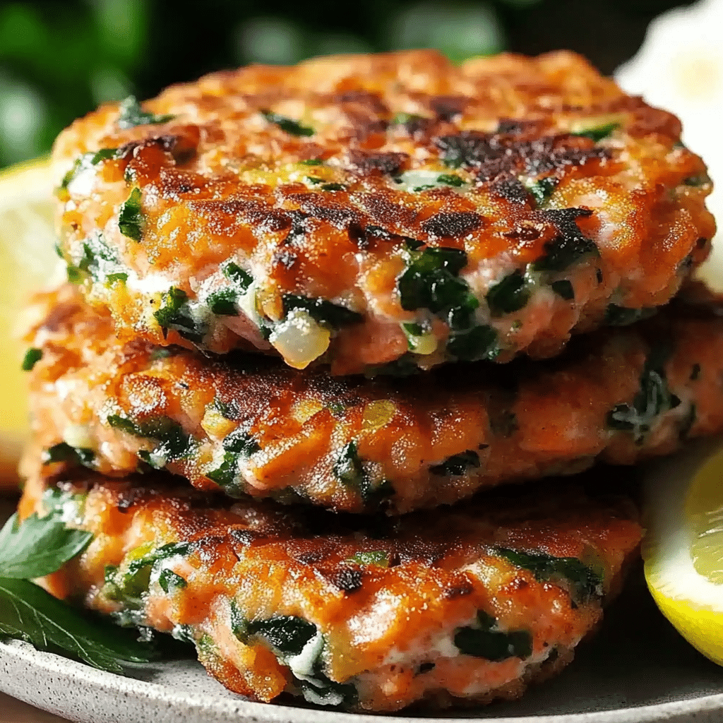 Mediterranean Salmon Patties