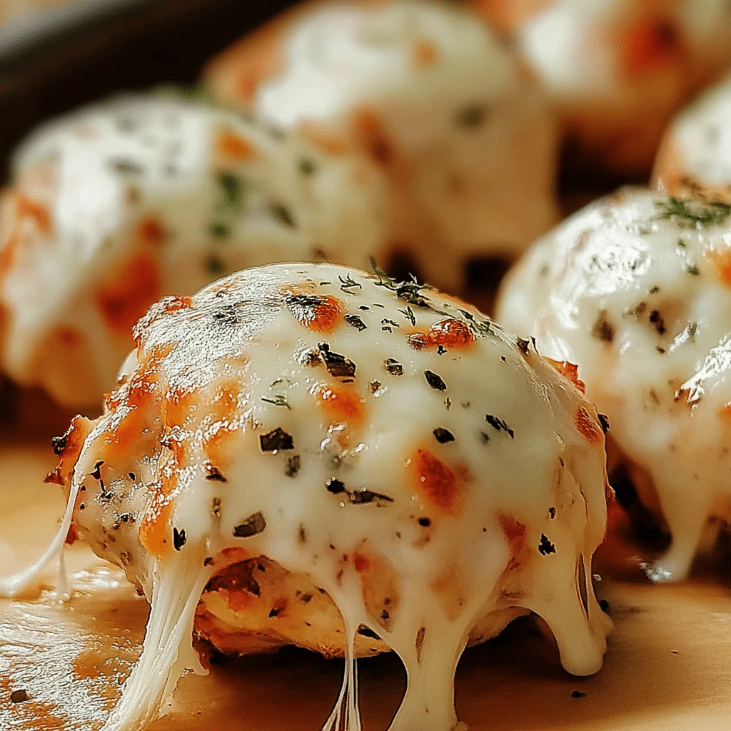 Melted Mozzarella & Ranch Chicken Bombs