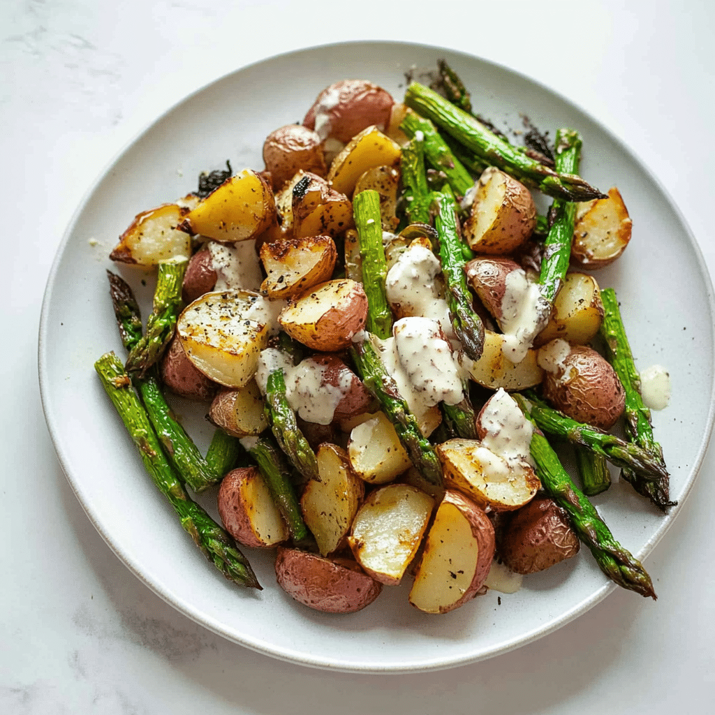 Roasted Asparagus and Potatoes
