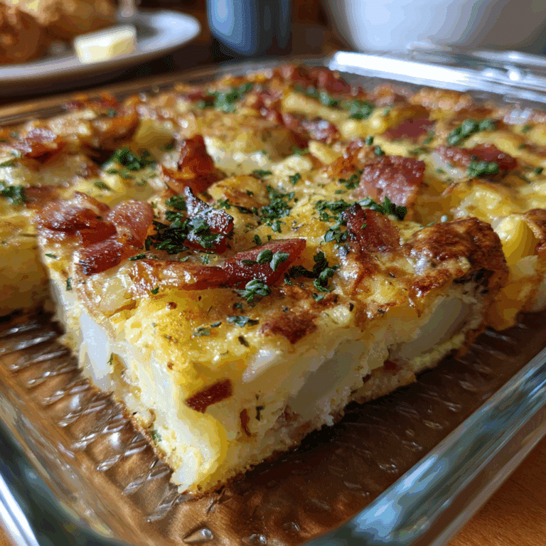 Bacon, Potato & Egg Breakfast Casserole
