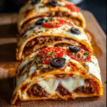 Beef Pizza Bake Wrap