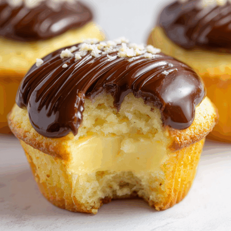 Boston Cream Pie Cupcakes