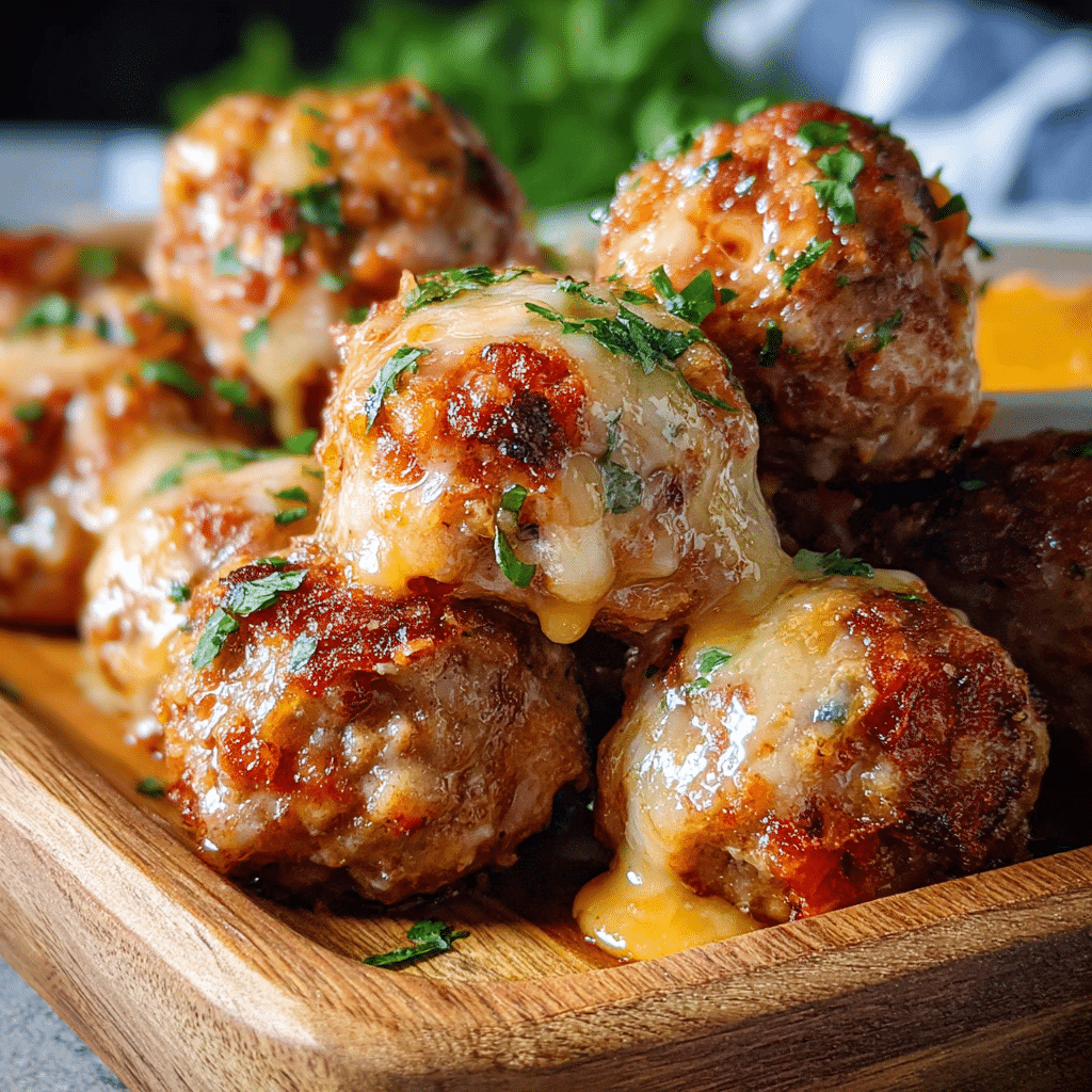 Cheesy Sausage Bites