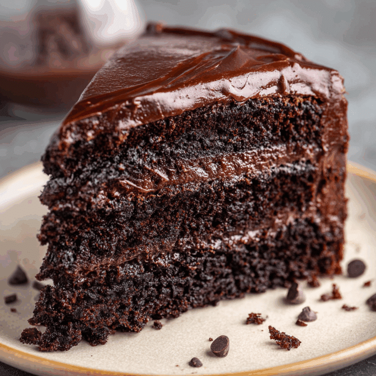 Chocolate Fudge Cake