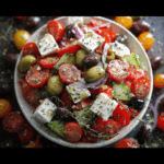 Greek Salad with Feta and Olives