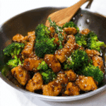 Honey Garlic Chicken and Broccoli