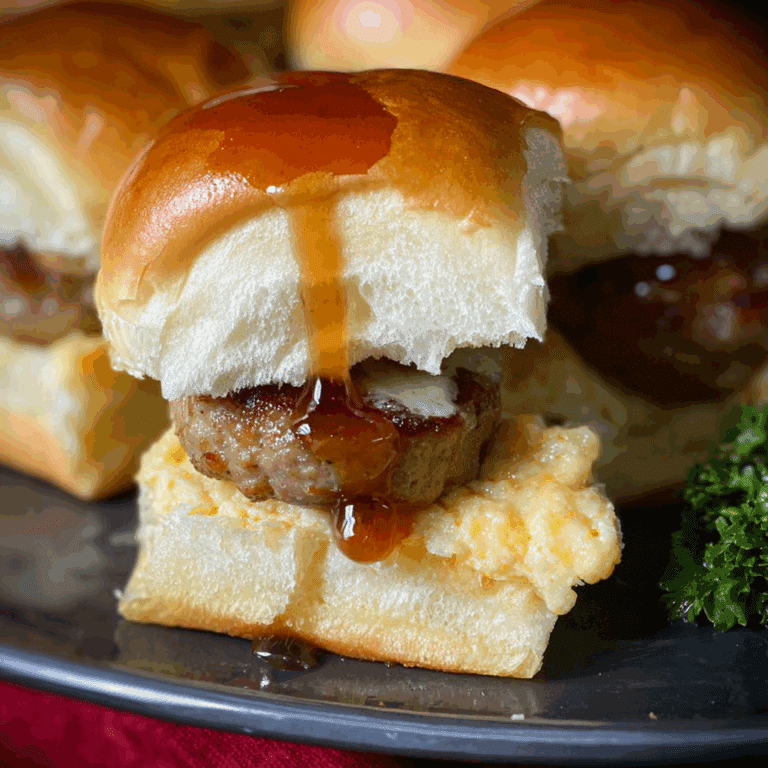 Maple Sausage Sliders