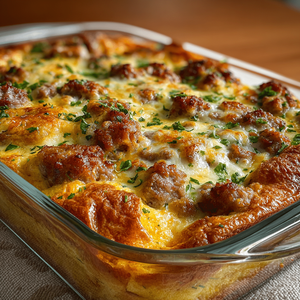 Sausage Breakfast Casserole for Brunch