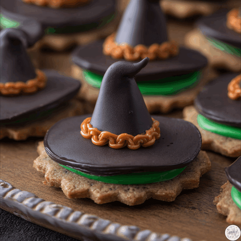 Witch Hat Halloween Cookies
