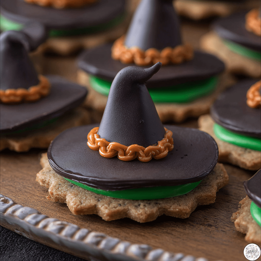 Witch Hat Halloween Cookies