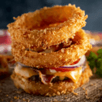 Bacon Cheeseburger Onion Rings