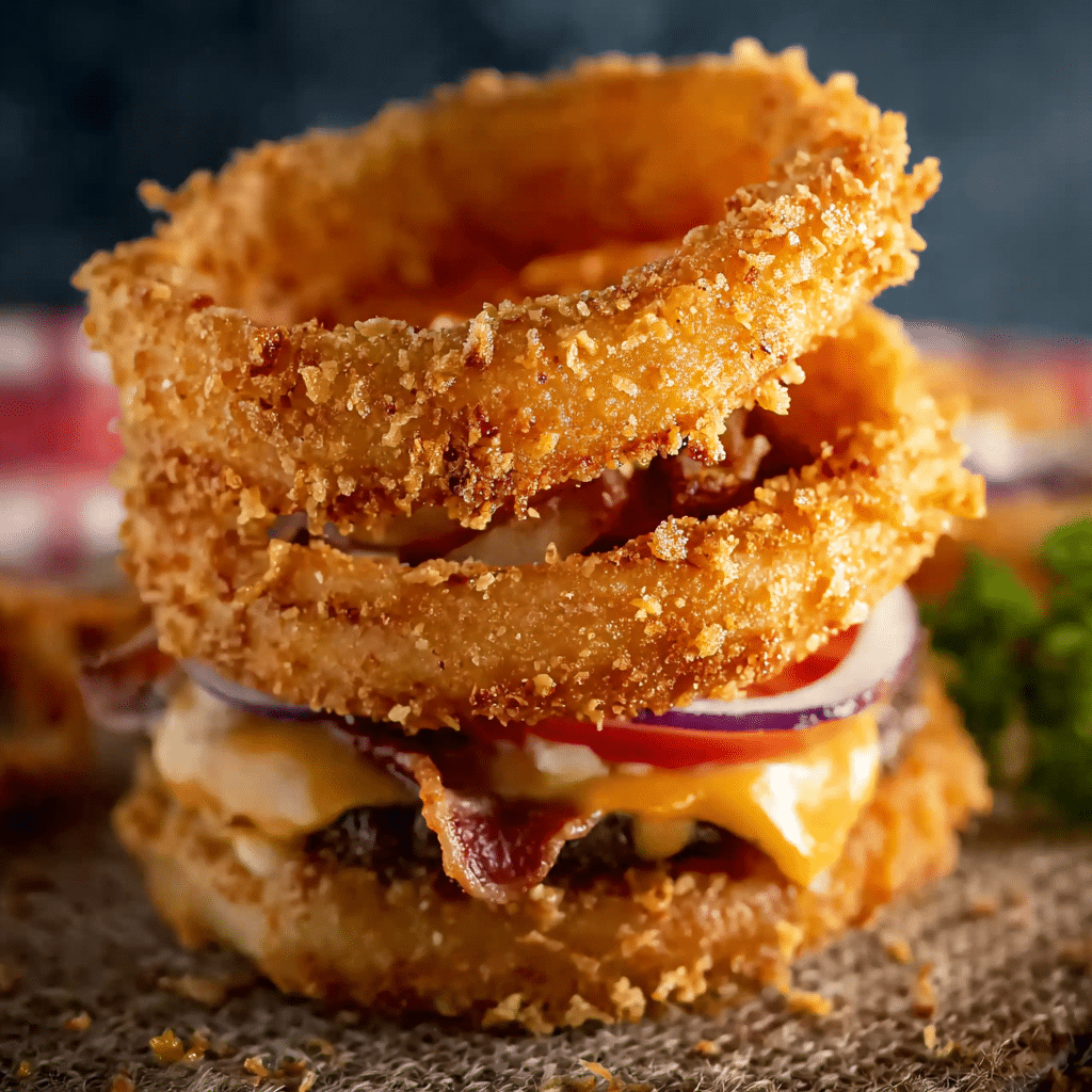 Bacon Cheeseburger Onion Rings