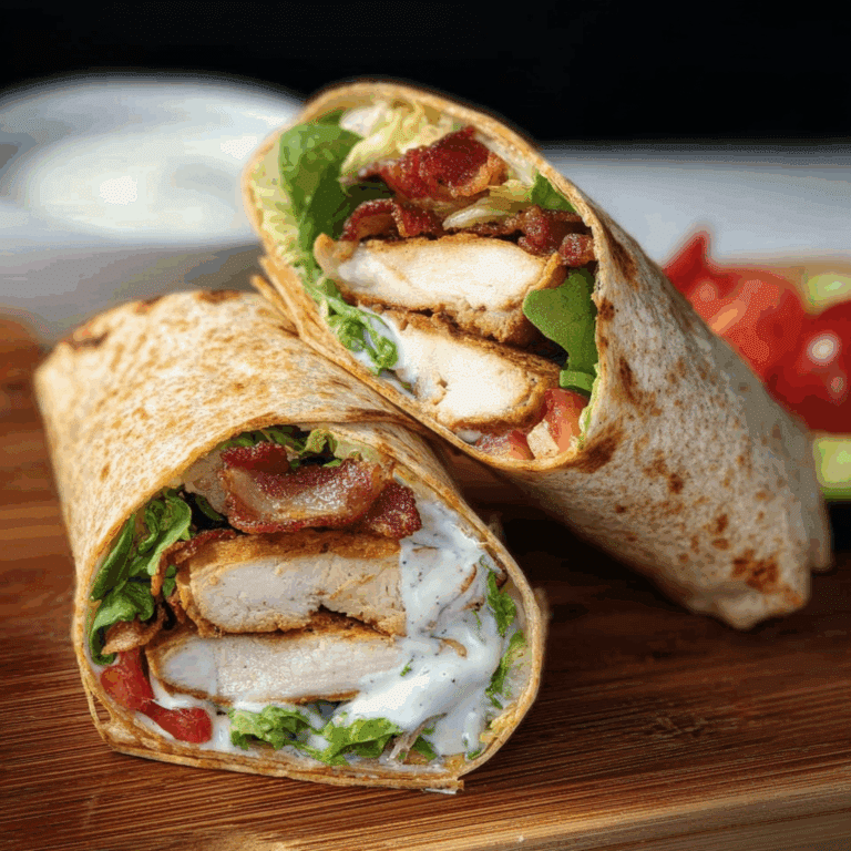 Bacon Chicken Ranch Wrap