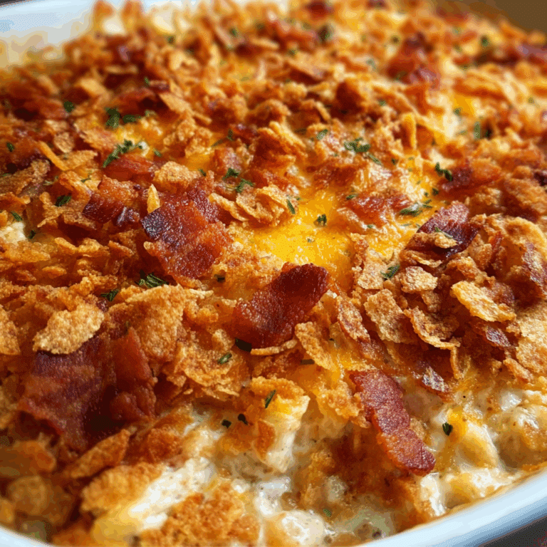 Chicken Bacon Crunch Casserole