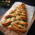 Christmas Tree Spinach Feta Bread
