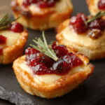 Cranberry Brie Bites
