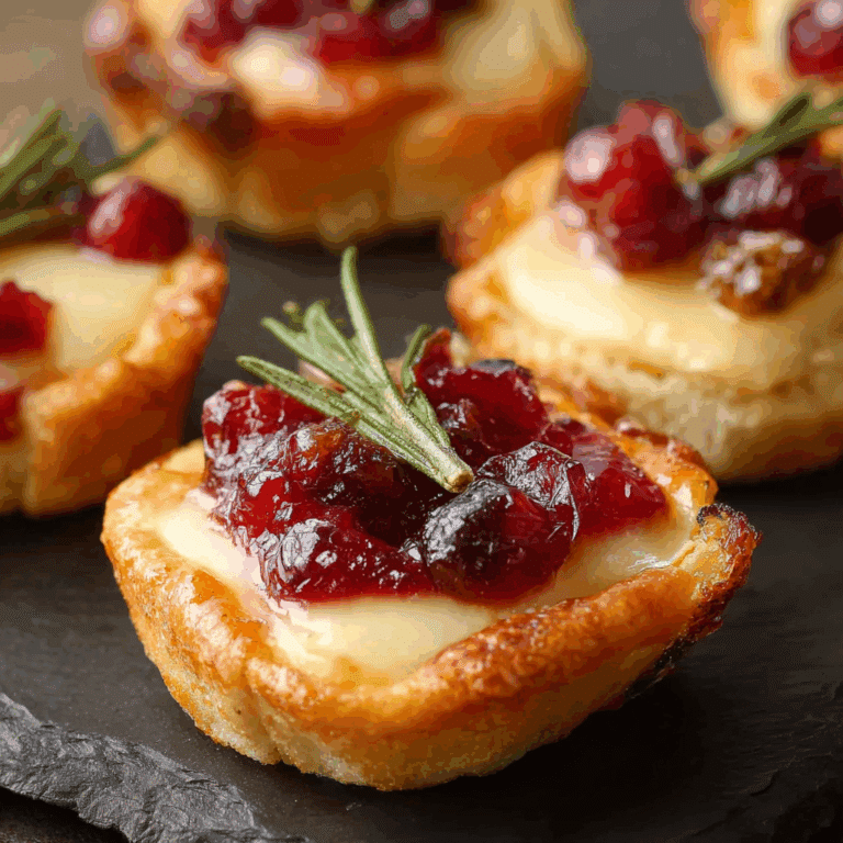 Cranberry Brie Bites