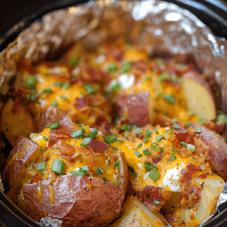 Crockpot Loaded Potatoes
