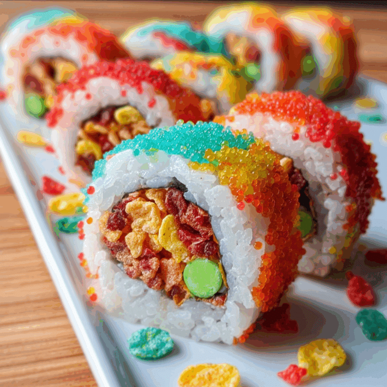 Fruity Pebbles Sushi