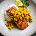 Grilled Salmon Mango Salsa