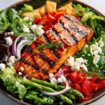 Grilled Summer Salmon Salad