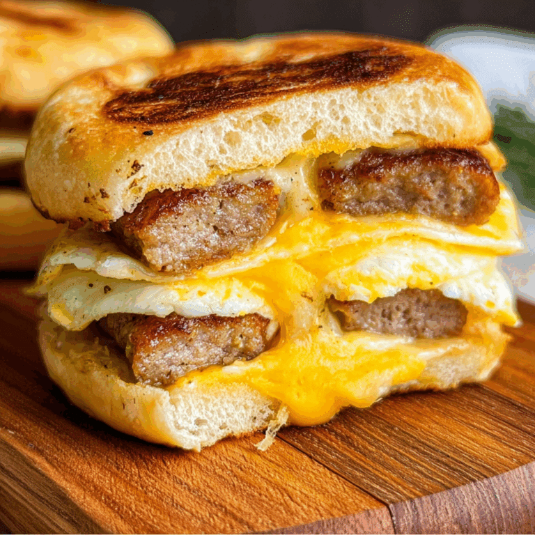 Homemade Sausage Egg Cheese