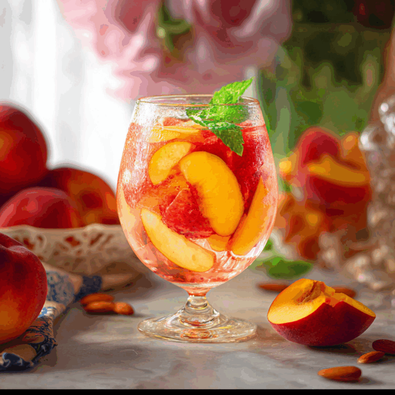 Peach Moscato Sangria