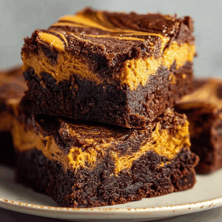 Pumpkin Swirl Brownies