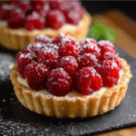 Raspberry Vanilla Tarts