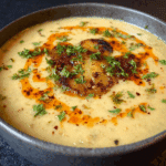 Roasted Garlic Potato Soup