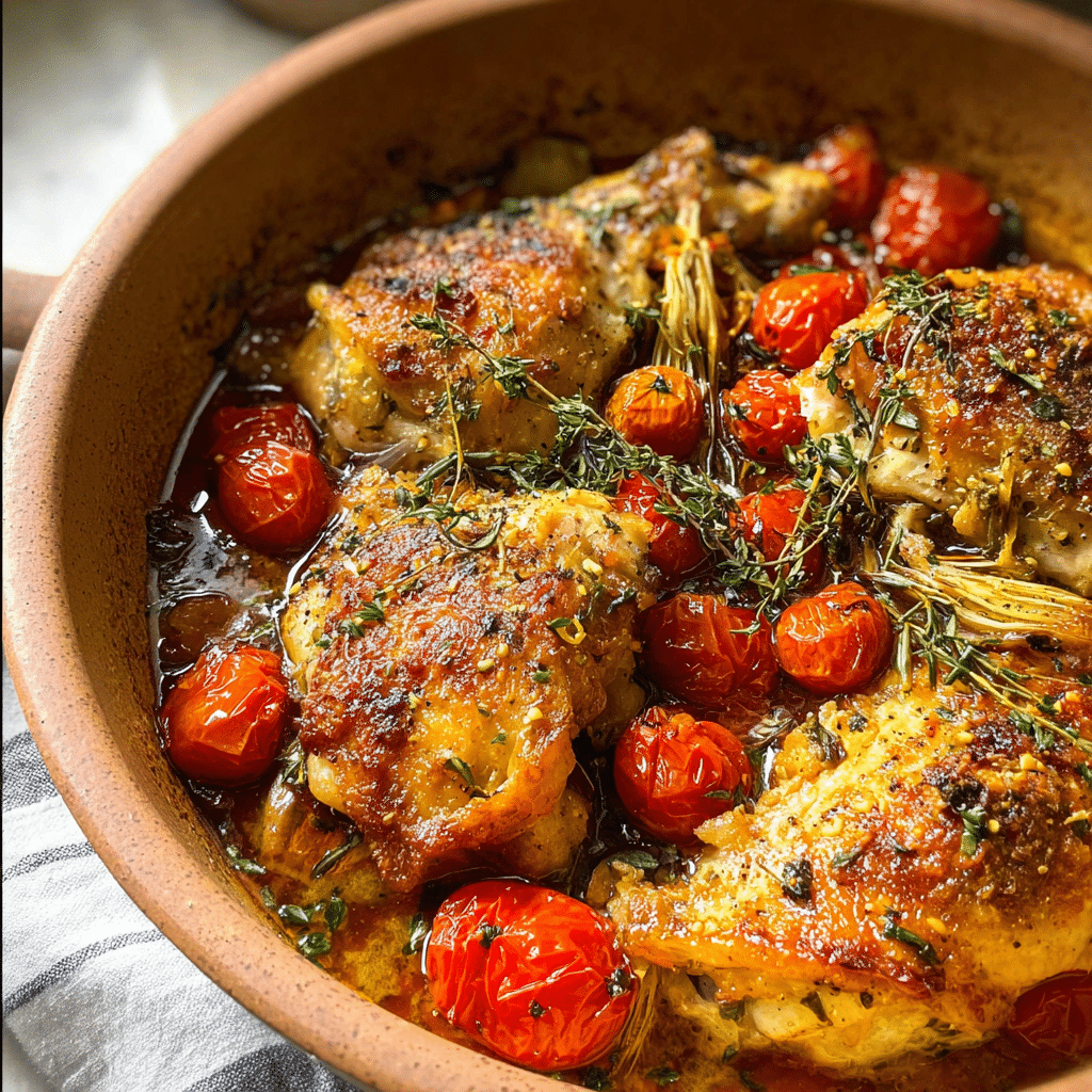 Rustic Chicken Provençal