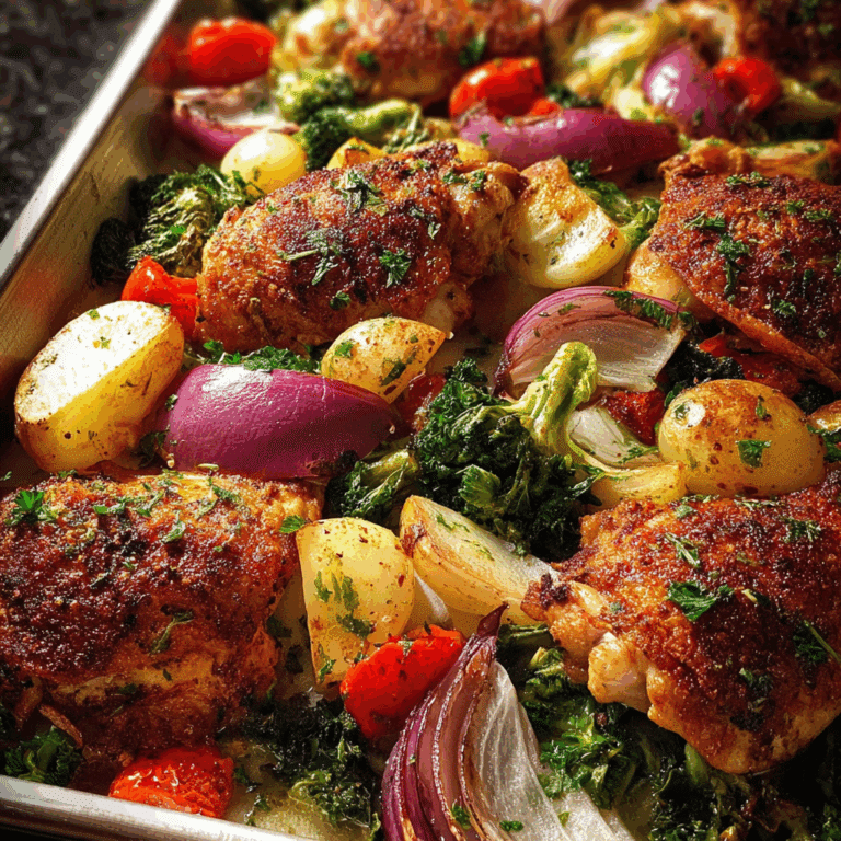 Sheet Pan Chicken and Veggies