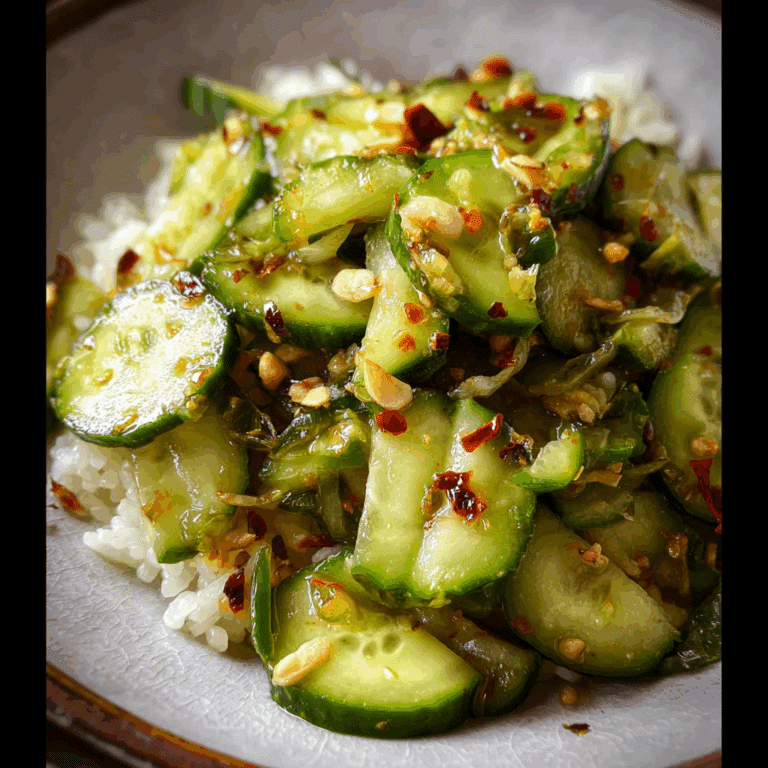 Smacked Cucumber Rice Salad