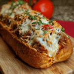 Stuffed Italian Bread Boat