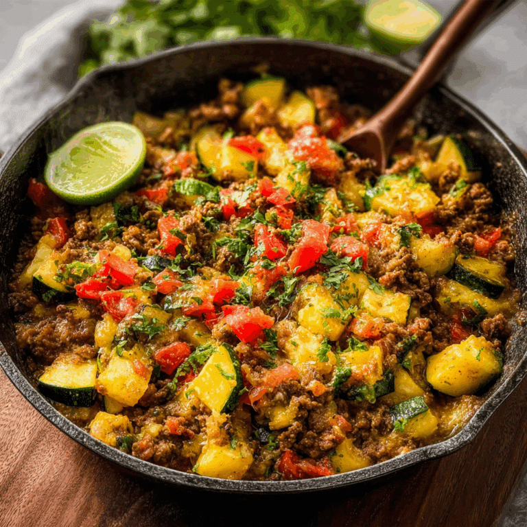 Taco Zucchini Skillet