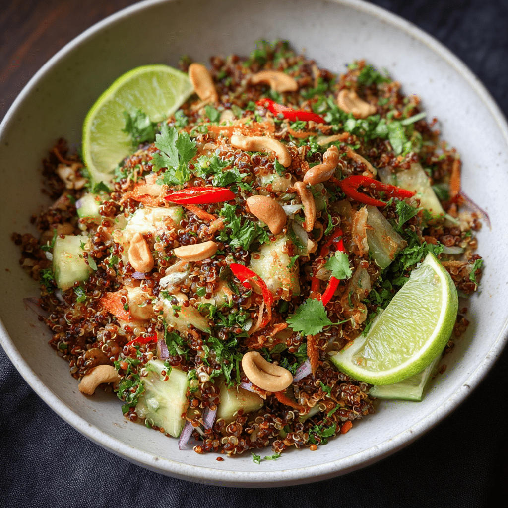 Thai Quinoa Crunch Salad