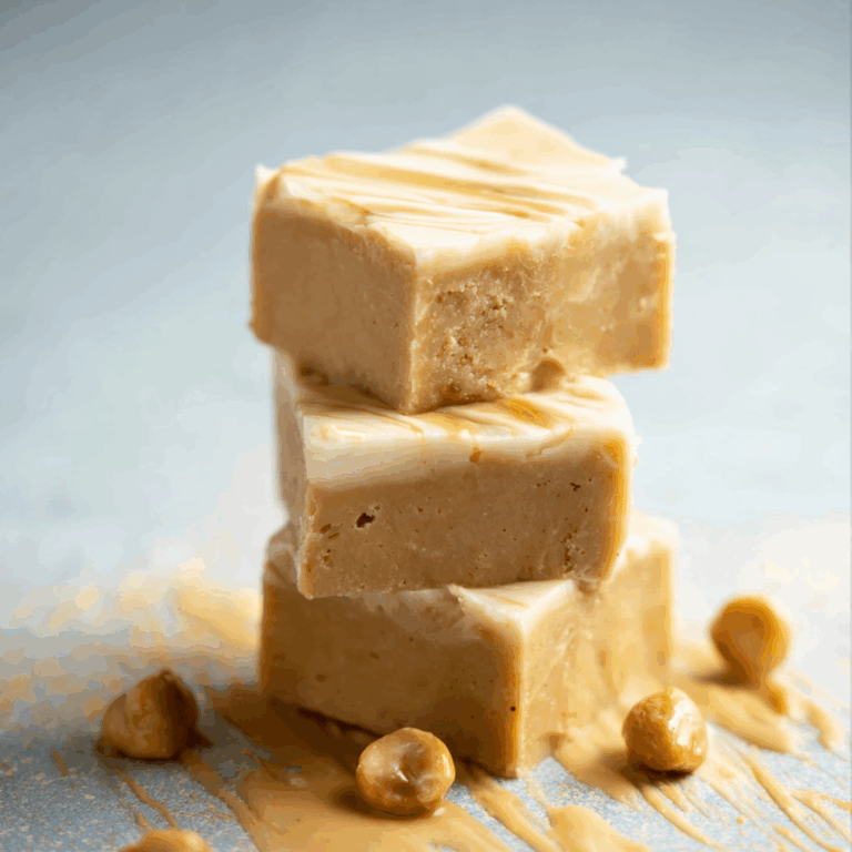 White Chocolate Peanut Butter Fudge