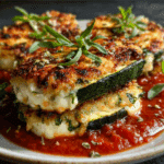 Zucchini Ricotta Melts with Marinara