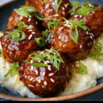 Asian Glazed Turkey Meatballs
