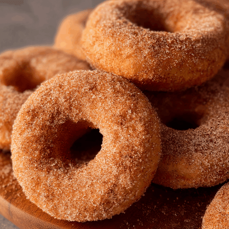 Baked Cinnamon Sugar Donuts