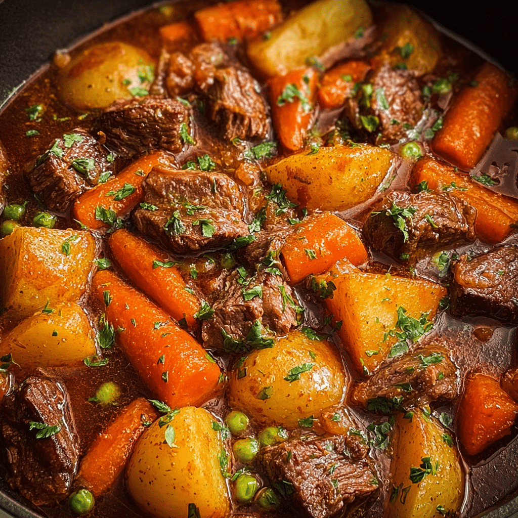 Beef Stew with Carrots and Potatoes
