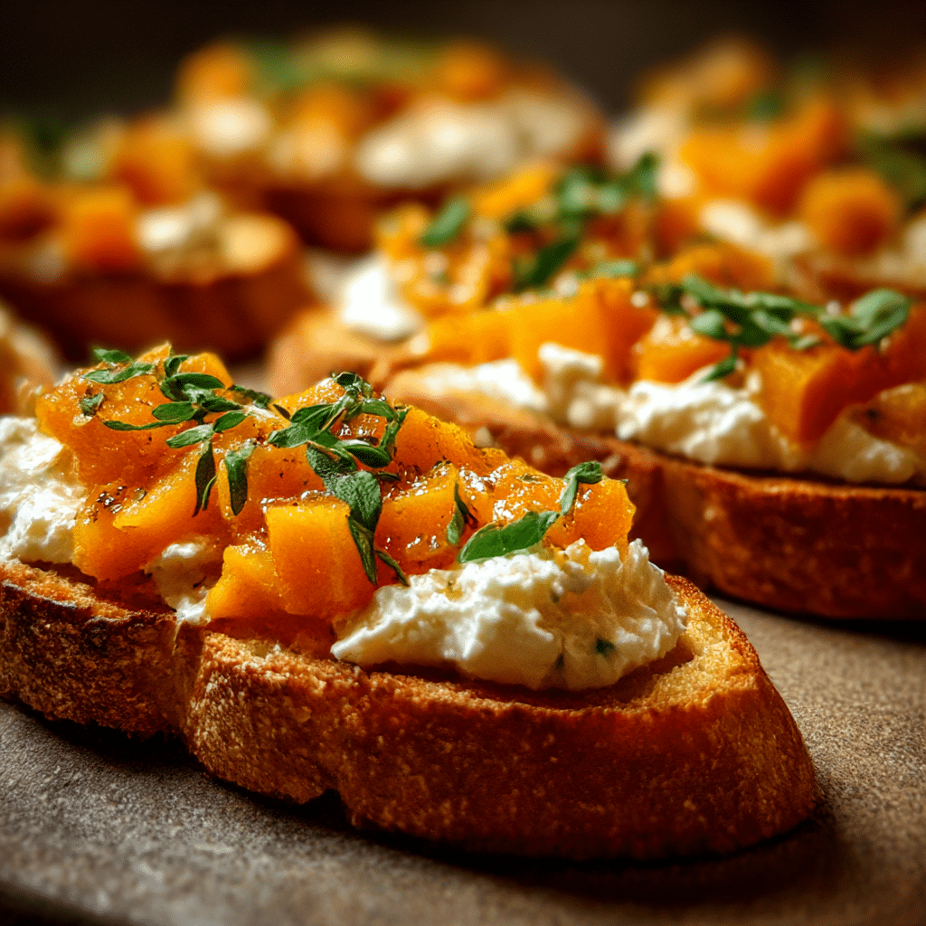 Butternut Squash Crostini