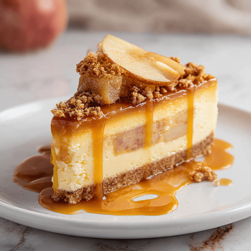 Caramel Apple Cheesecake
