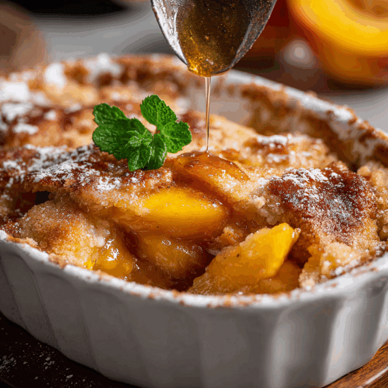 Fresh Peach Cobbler