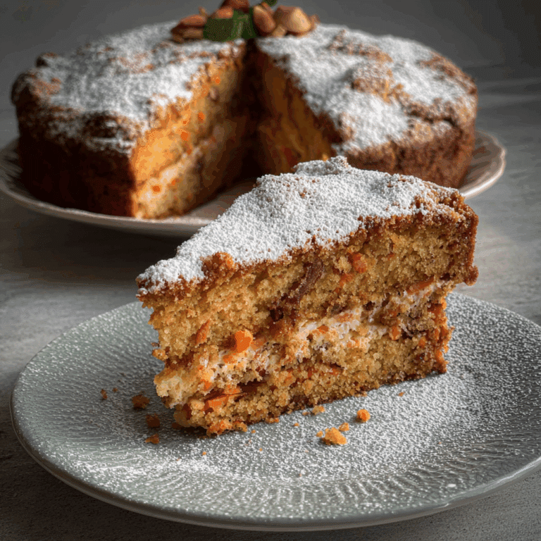 Italian Carrot Cake with Almond Flour